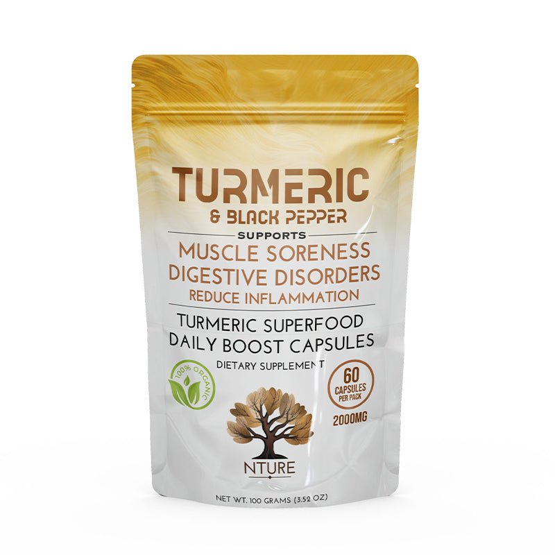 NTURE Turmeric & Black Pepper Capsules